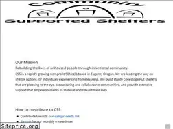 Sites similar to communitysupportedshelters.org