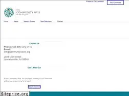 Sites similar to communitywellnj.org