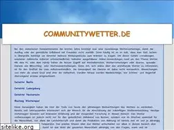 Sites similar to communitywetter.de