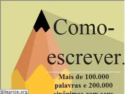 Sites similar to como-escrever.com