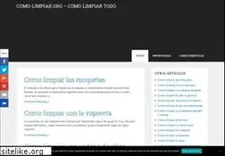 Sites similar to como-limpiar.org