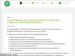 Sites similar to como-programar.net