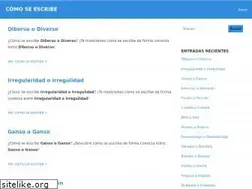Sites similar to como-se-escribe.net