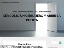 Sites similar to comoabrirunapuertasinllave.com