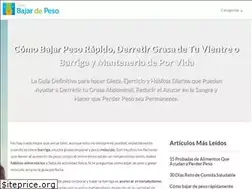 Sites similar to comobajardepeso.com