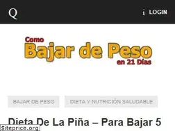 Sites similar to comobajardepesoen21dias.com