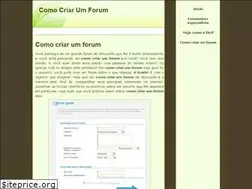 Sites similar to comocriarumforum.com