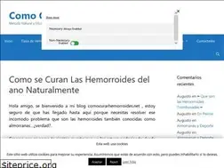 Sites similar to comocurarhemorroides.net