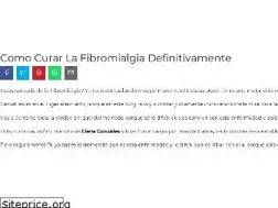 Sites similar to comocurarlafibromialgia.com