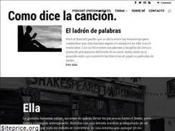Sites similar to comodicelacancion.com