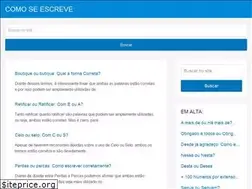 Sites similar to comoescreve.com.br