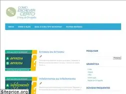 Sites similar to comoescrevercerto.com.br