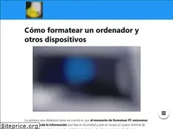 Sites similar to comoformatear.com