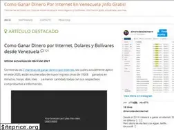 Sites similar to comoganardineroenvenezuelagratis.com