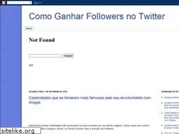 Sites similar to comoganharfollowersnotwitter.blogspot.com