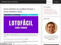 Sites similar to comoganharnalotofacil.info