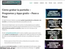 Sites similar to comograbarpantalla.com