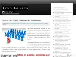 Sites similar to comohablarenpublico9.wordpress.com