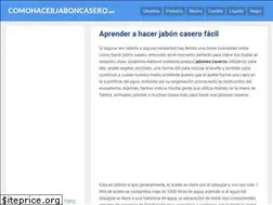 Sites similar to comohacerjaboncasero.net