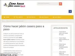 Sites similar to comohacerjaboncaserofacil.com
