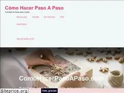 Sites similar to comohacerpasoapaso.com