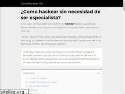 Sites similar to comohackear.info