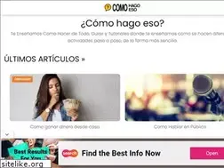 Sites similar to comohagoeso.com