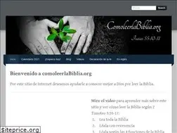 Sites similar to comoleerlabiblia.org