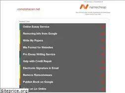 Sites similar to comolohacen.net