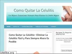 Sites similar to comoquitarlacelulitisya.info
