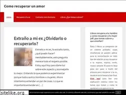 Sites similar to comorecuperarunamor.com