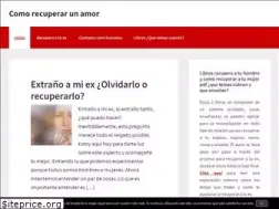 Sites similar to comorecuperarunamor.info