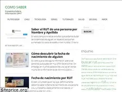 Sites similar to comosaber.cl