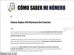 Sites similar to comosaberminumero.online