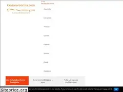 Sites similar to comosecocina.com