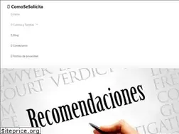 Sites similar to comosesolicita.com