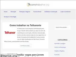 Sites similar to comotrabalhar.org