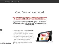 Sites similar to comovencerlaansiedad.com