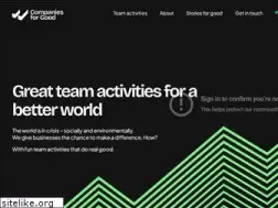 Sites similar to companiesforgood.ae