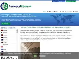 Sites similar to companydiligence.com