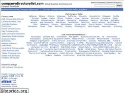 Sites similar to companydirectorylist.com