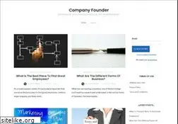 Sites similar to companyfounder.com