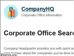 Sites similar to companyheadquarter.com