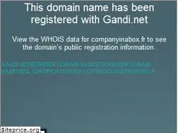 Sites similar to companyinabox.fr