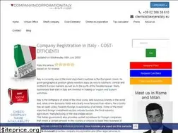 Sites similar to companyincorporationitaly.com