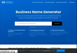 Sites similar to companynamegenerator.com