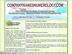 Sites similar to companynamesnumerology.com
