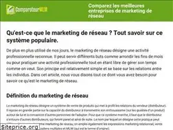 Sites similar to comparateurmlm.com