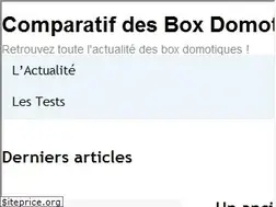 Sites similar to comparatif-box-domotique.info