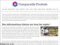 Sites similar to comparatifs-produits.com